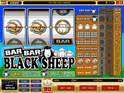 Bar Bar Blacksheep 3 reel 1 payline slot
