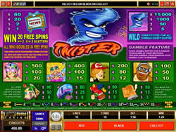 Twister Payout Screen 1